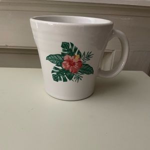 Fiesta white aloha mug